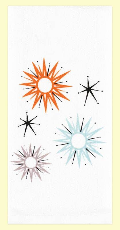 Starburst Retro Zippered Canvas Case