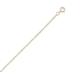 14/20 Gold Filled Rope Chain (1.1mm): 18" - GFR18