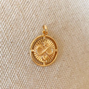 Heart Star Infinity Love Charm in 18k Gold Filled - 1010809