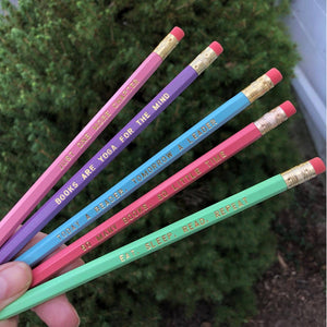 The Book Lover Pencil set was designed with readers in mind. Each brightly-colored, pastel pencil has a fun and witty quote emphasizing the joy of reading! This pencil set makes the perfect gift for librarians, teachers, book sellers, college students, and other book lovers in your life!