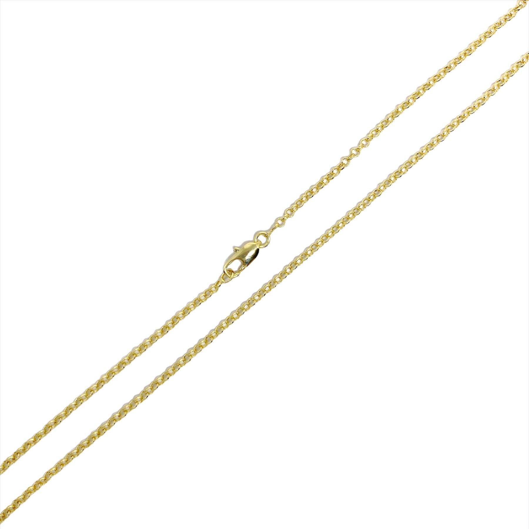 18k Gold Filled 2.5mm Rolo Chain - 1010874-18