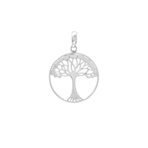 Sterling Silver Bodhi Tree Pendant by SITA