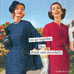 Paper Cocktail Napkins Pack of 20 Anne Taintor -  Disorderly