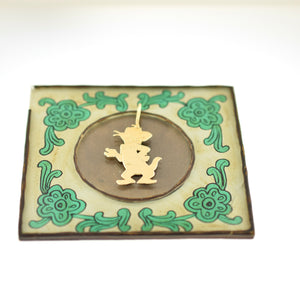 14k Yellow Gold Tom and Jerry Warner Bros 1990s Pendant - Vintage Cartoon