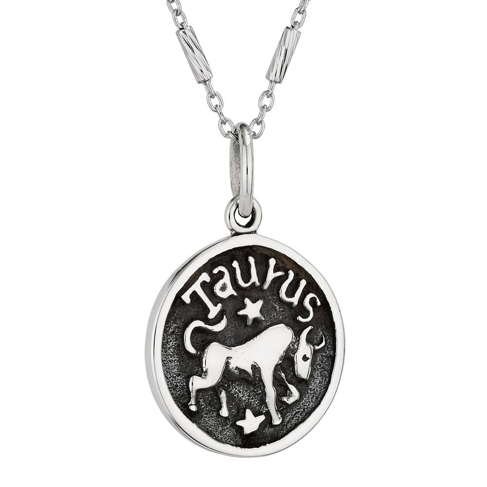 Taurus Sterling Silver Pendant