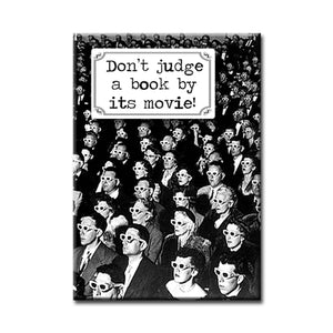 Dont Judge A Book By Its Movie Fridge Magnet