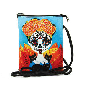 Sugar Skull Frida Crossbody Bag