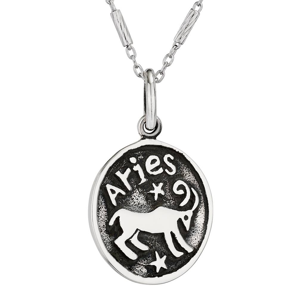 Aries Sterling Silver Pendant