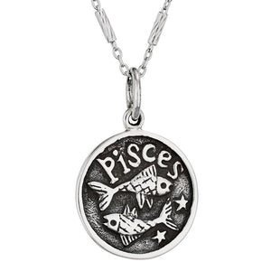 Pisces Sterling Silver Pendant