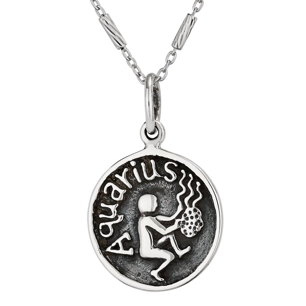 Aquarius Sterling Silver Pendant