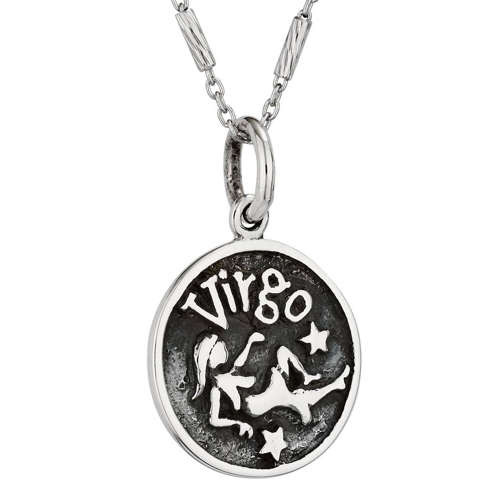 Virgo Sterling Silver Pendant