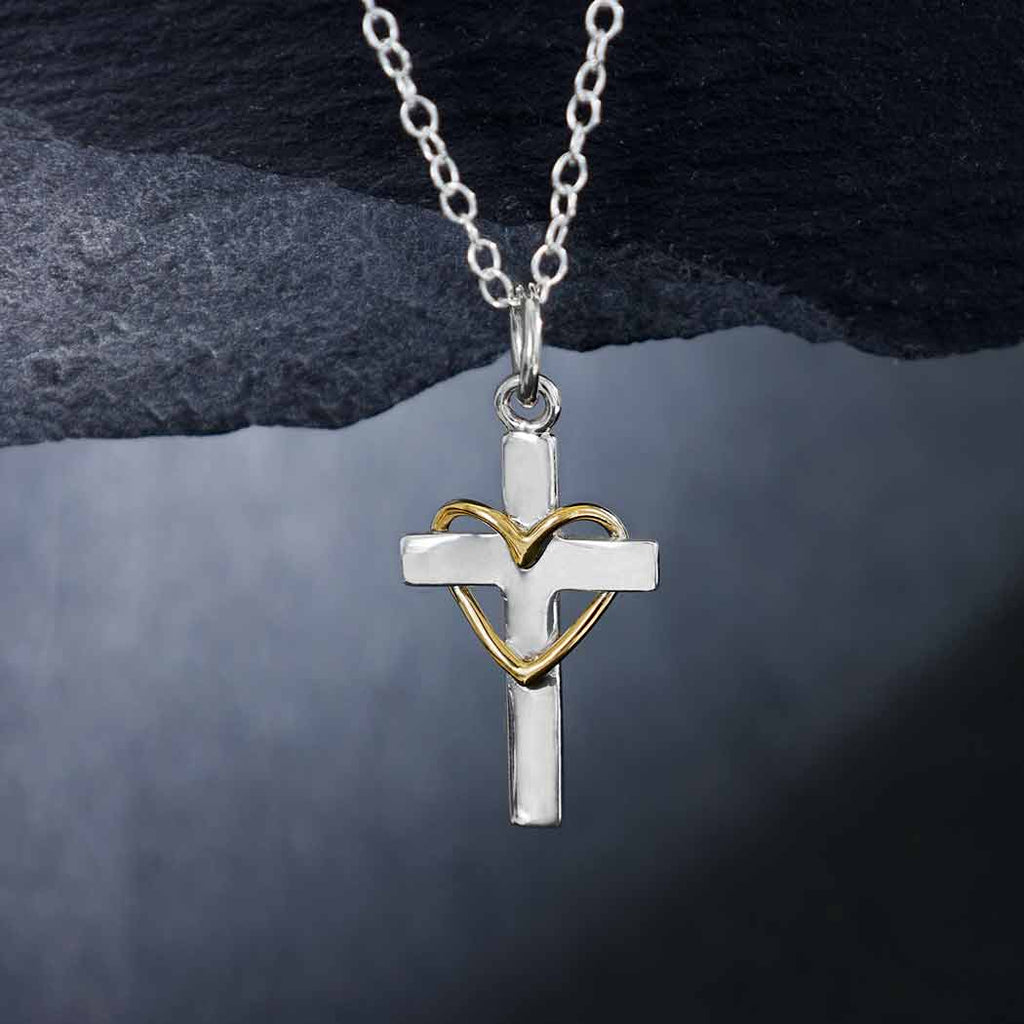 Cross Necklace.  Sterling Silver. Rutledge Exchange is a Boutique Jewelry and Antiques Business in Historic Downtown Camden SC.  