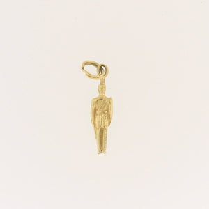10k Yellow Gold Soldier Charm for Bracelet