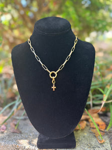 Vintage Black Hills 10k Gold Pendant - Petite Cross Charm