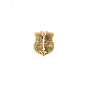 14k Yellow Gold Pin Antique Collegiate Brooch 1920s College Fraternity Phi Kappa Psi jewellery Estate Jewelry Frat Jewelry Fraternity Pin Antique Nebraska Rutledge Exchange is a Boutique Jewelry and Antiques Business in Historic Downtown Camden SC.